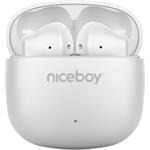 Niceboy Beans 4 POP, bezdrôtové slúchadlá, biele