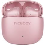 Niceboy Beans 4 POP, bezdrôtové slúchadlá, ružové