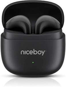Niceboy Beans 5 POP, bezdrôtové slúchadlá, čierne