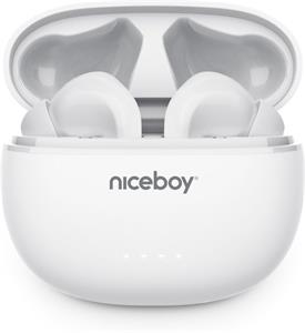 Niceboy Hive Pins 3 ANC bezdrôtové slúchadlá, biele