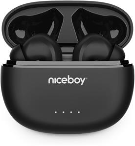 Niceboy Hive Pins 3 ANC bezdrôtové slúchadlá, čierne
