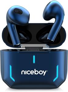 Niceboy Hive SpacePods bezdrôtové slúchadlá, modré