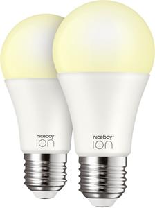 Niceboy ION SmartBulb AMBIENT 9W - E27 SET 2 ks, inteligentná žiarovka