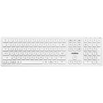 Niceboy Office K30, bezdrôtová klávesnica, biela