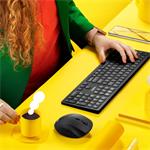 Niceboy Office K30, bezdrôtová klávesnica, biela