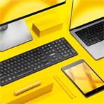 Niceboy Office K30, bezdrôtová klávesnica, čierna