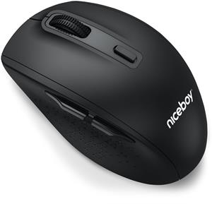 Niceboy Office M30 BT + 2,4 GHz bezdrôtová myš, čierna