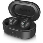 Niceboy Pods 4, bezdrôtové slúchadlá, čierne