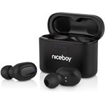 Niceboy Podsie 4, bezdrôtové slúchadlá, čierne