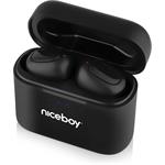 Niceboy Podsie 4, bezdrôtové slúchadlá, čierne