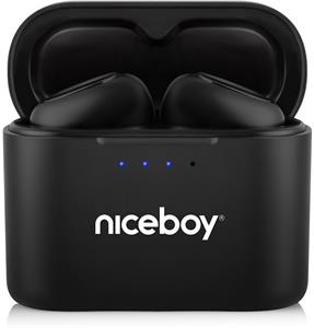 Niceboy Podsie 4, bezdrôtové slúchadlá, čierne