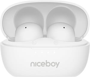 Niceboy Podsie 4 POP, bezdrôtové slúchadlá, biele