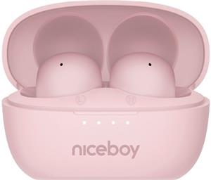 Niceboy Podsie 4 POP, bezdrôtové slúchadlá, ružové