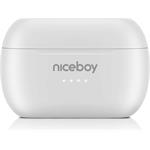 Niceboy Podsie 5 PRO, bezdrôtové slúchadlá, TWS, ANC, biele