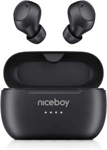 Niceboy Podsie 5 PRO, bezdrôtové slúchadlá, TWS, ANC, čierne