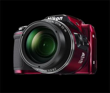 Nikon Coolpix L840, 16 MP, 38x zoom VR - Red + case