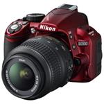 Nikon D3100 červený + 18-55 AF-S DX VR + 55-300 AF-S VR
