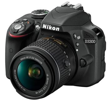 Nikon D3300 + AF-P 18-55 VR + 55-200 VR II čierny