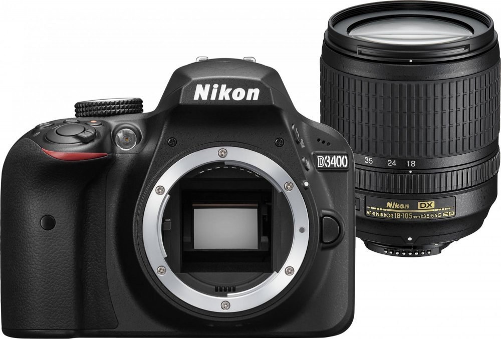 Nikon D3400 + 18-105 VR čierny
