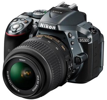 Nikon D5300 + AF-P 18-55 VR sivý