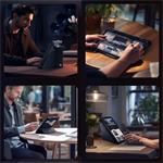 Nillkin Bumper PRO Protective Stand Case Multi-angle pre Samsung Galaxy Tab S9/S10 FE, čierne