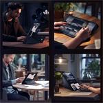 Nillkin Bumper PRO Protective Stand kryt Multi-angle pre iPad Pro 13 2024, čierny