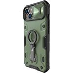 Nillkin CamShield Armor PRO kryt pre Apple iPhone 14, zelený