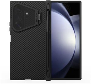 Nillkin CamShield Prop Magnetic Pen Slot kryt pre Samsung Galaxy Z Fold 8 Ultra, čierny