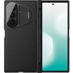 Nillkin CamShield Prop Magnetic Pen Slot Transparent Lens kryt pre Samsung Galaxy Z Fold 7, čierny