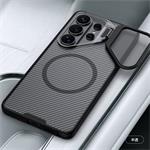 Nillkin CamShield Prop Magnetic Transparent Lens kryt pre Samsung Galaxy S26 Ultra, čierny