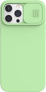 Nillkin CamShield Silky Magnetic silikónový kryt pre Apple iPhone 13 Pro Max, zelený