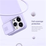 Nillkin CamShield Silky Magnetic silikónový kryt pre Apple iPhone 15 Pro, čierny