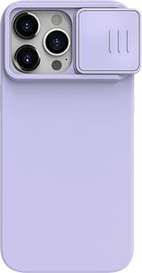 Nillkin CamShield Silky silikónový kryt pre Apple iPhone 15 Pro, fialový