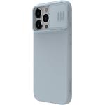Nillkin CamShield Silky silikónový kryt pre Apple iPhone 15 Pro Max, sivý