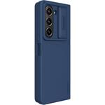 Nillkin CamShield Silky silikónový kryt pre Samsung Galaxy Z Fold 5, modrý