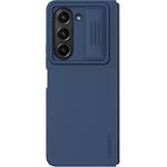 Nillkin CamShield Silky silikónový kryt pre Samsung Galaxy Z Fold 5, modrý