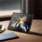 Nillkin Super Frosted FOLD Stand kryt pre Samsung Galaxy Z Fold 5, čierny