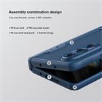 Nillkin Super Frosted FOLD Stand kryt pre Samsung Galaxy Z Fold 5, modrý