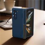 Nillkin Super Frosted FOLD Stand kryt pre Samsung Galaxy Z Fold 5, modrý