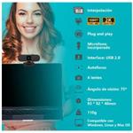 Nilox webkamera NXWCA01, autofocus,1080-2K 30 FPS, čierna