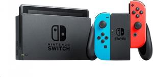 Nintendo Switch konzola, Joy-Con, modrý/červený