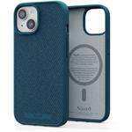 Njord Fabric MagSafe kryt pre iPhone 15 / 14 / 13, modrý