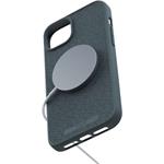Njord Fabric MagSafe kryt pre iPhone 15 Plus / 14 Plus, sivý