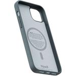 Njord Fabric MagSafe kryt pre iPhone 15 Plus / 14 Plus, sivý