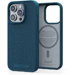Njord Fabric MagSafe kryt pre iPhone 15 Pro, modrý
