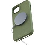 Njord Suede MagSafe kryt pre iPhone 15 Plus / 14 Plus, olive
