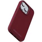 Njord Suede MagSafe kryt pre iPhone 15 Pro, červený