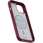 Njord Suede MagSafe kryt pre iPhone 15 Pro Max, červený