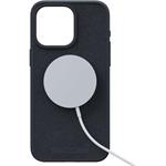 Njord Suede MagSafe kryt pre iPhone 15 Pro Max, čierny