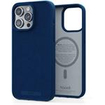 Njord Suede MagSafe kryt pre iPhone 15 Pro Max, modrý